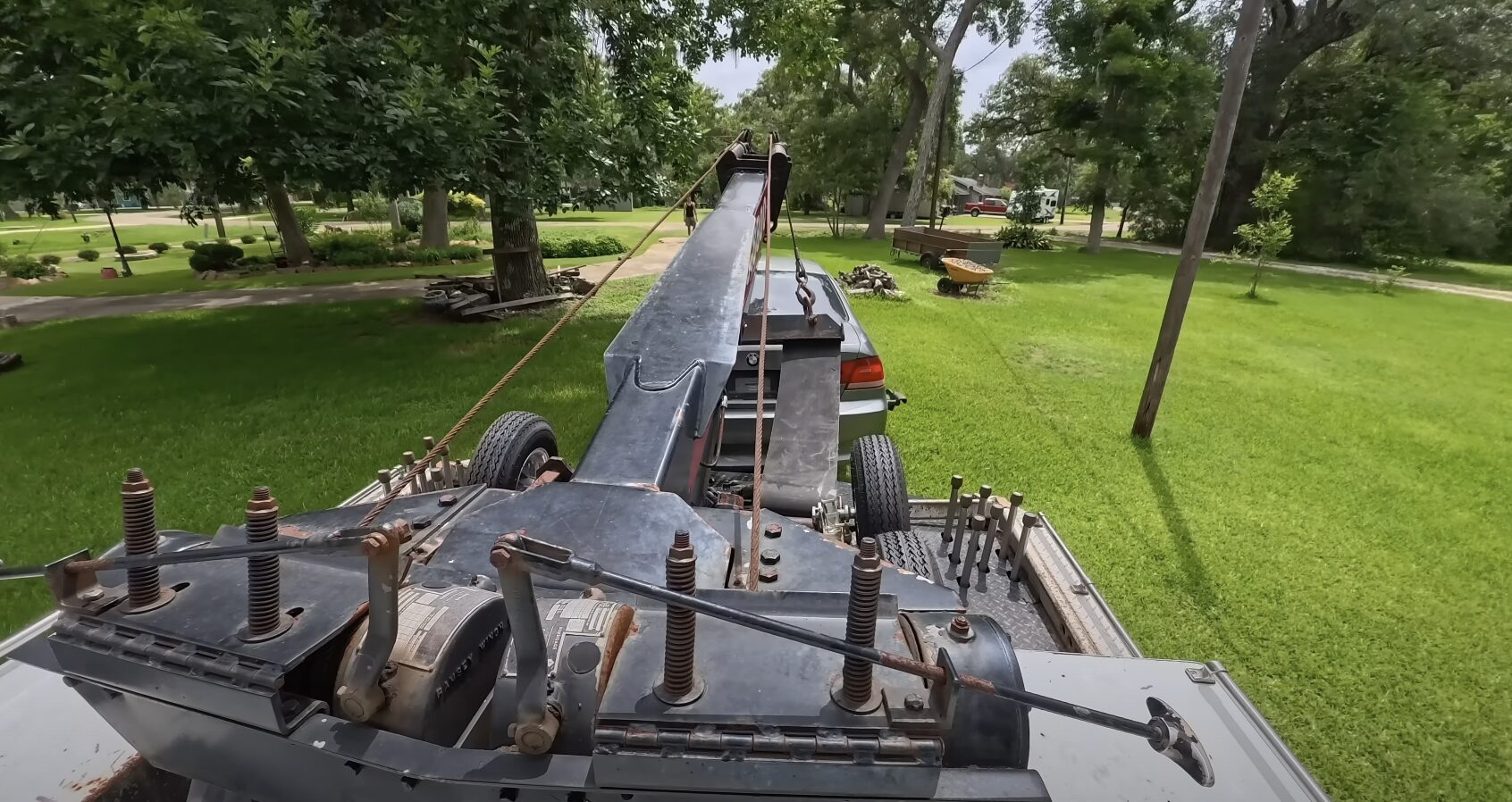 Flatbed Towing - Professional towing service equipment and operations